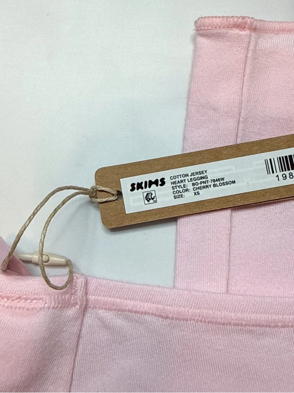 NWT Skims Cotton Jersey Heart Leggings - Picture 5 of 5